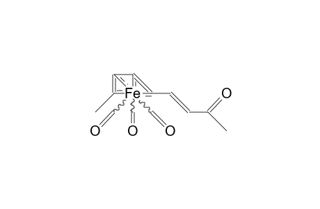 (3,4,5,6.eta./4/-1-Acetyl-1E,3E,5E-heptatriene)-tricarbonyl-iron