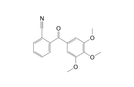 o-(3,4,5-trimethoxybenzoyl)benzonitrile
