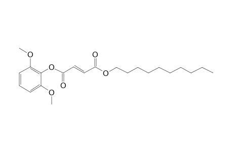 Fumaric acid, decyl 2,6-dimethoxyphenyl ester