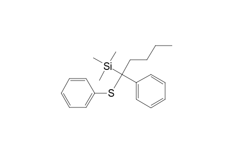 Silane, trimethyl[1-phenyl-1-(phenylthio)pentyl]-