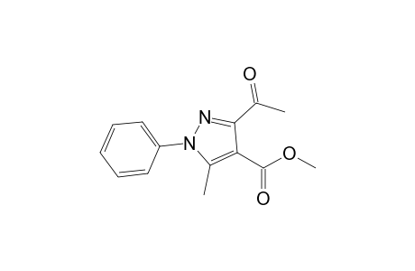 Methyl 3-acetyl-5-methyl-1-phenylpyrazole-4-carboxylate