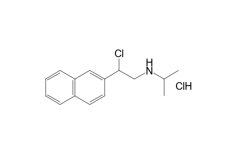 beta-chloro-N-isopropyl-2-naphthaleneethylamine, hydrochloride