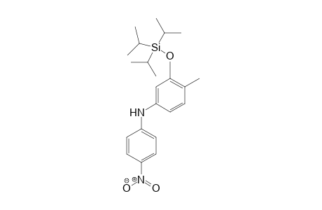 4-methyl-N-(4-nitrophenyl)-3-triisopropylsilyloxy-aniline