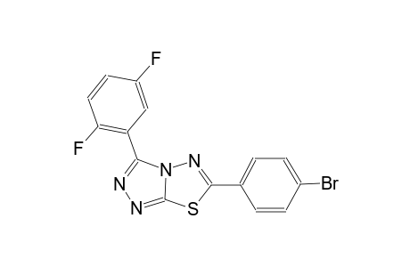 [1,2,4]triazolo[3,4-b][1,3,4]thiadiazole, 6-(4-bromophenyl)-3-(2,5-difluorophenyl)-