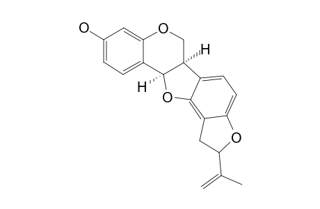 BARBACARPAN;1,2-DIHYDRO-2-ISOPROPENYL-3-HYDROXYFURANO-[2,3-L]-PTEROCARPAN