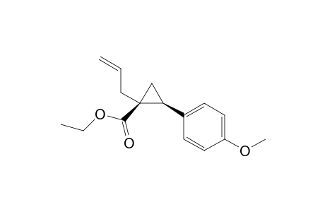 Ethyl cis-1-allyl-2-(4-methoxyphenyl)cyclopropane-1-carboxylate