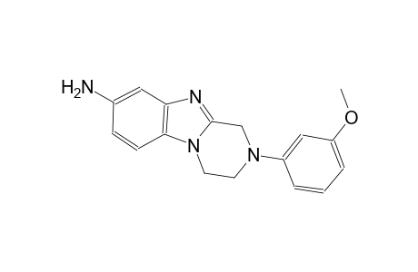 pyrazino[1,2-a]benzimidazol-8-amine, 1,2,3,4-tetrahydro-2-(3-methoxyphenyl)-