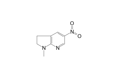 1-methyl-5-nitro-2,3-dihydropyrrolo[2,3-b]pyridine