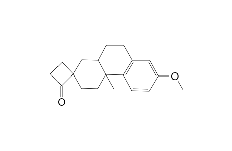 Spiro[cyclobutane-1,2'(1'H)-phenanthren]-2-one, 3',4',4'a,9',10,10'a-hexahydro-7'-methoxy-4'a-methyl-, (2'.alpha.,4'a.alpha.,10'a.beta.)-