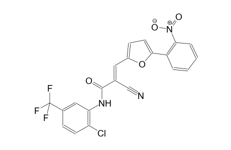 (2E)-N-[2-chloro-5-(trifluoromethyl)phenyl]-2-cyano-3-[5-(2-nitrophenyl)-2-furyl]-2-propenamide