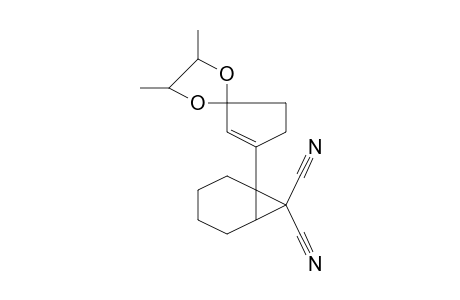 1-(2,3-Dimethyl-1,4-dioxaspiro[4.4]non-6-en-7-yl)bicyclo[4.1.0]heptane-7,7-dicarbonitrile