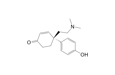 2-Cyclohexen-1-one, 4-[2-(dimethylamino)ethyl]-4-(4-hydroxyphenyl)-, (S)-