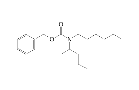 Carbonic acid, monoamide, N-(2-pentyl)-N-hexyl-, benzyl ester