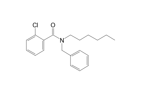 Benzamide, 2-chloro-N-benzyl-N-hexyl-