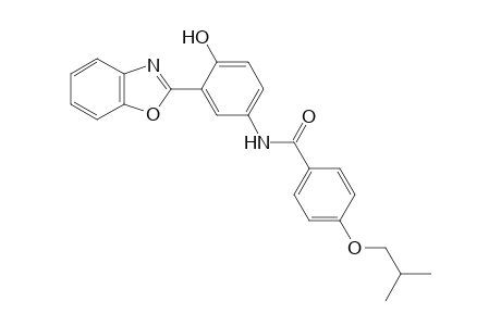 benzamide, N-[3-(2-benzoxazolyl)-4-hydroxyphenyl]-4-(2-methylpropoxy)-