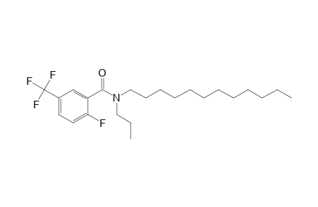 Benzamide, 2-fluoro-5-trifluoromethyl-N-propyl-N-dodecyl-