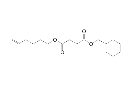 Succinic acid, cyclohexylmethyl hex-5-en-1-yl ester