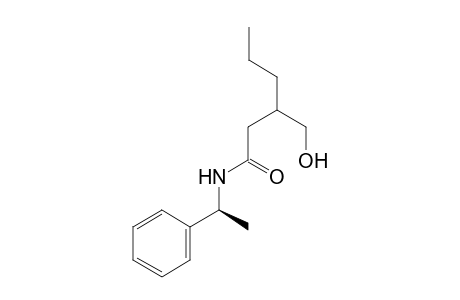 (3R)/(3S)-3-(hydroxymethyl)-N-[(1S)-1-phenylethyl]hexanamide