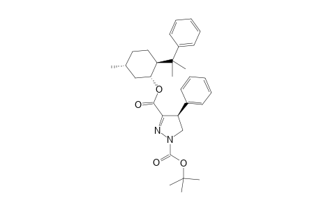 (-)-(1R,2S,5R)-8-phenylmenthyl 3-((4S)-1-tert-butoxycarbonyl-4,5-dihydro-4-phenyl-1H-prazole)carboxylate