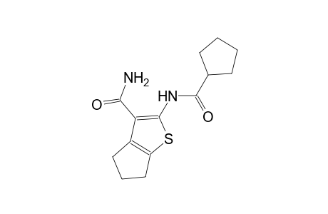 2-[(cyclopentylcarbonyl)amino]-5,6-dihydro-4H-cyclopenta[b]thiophene-3-carboxamide