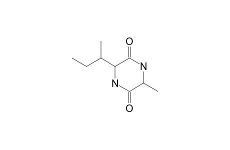 2,5-Piperazinedione, 3-methyl-6-(1-methylpropyl)-