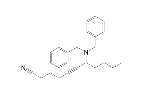 7-(Dibenzylamino)-5-undecynenitrile