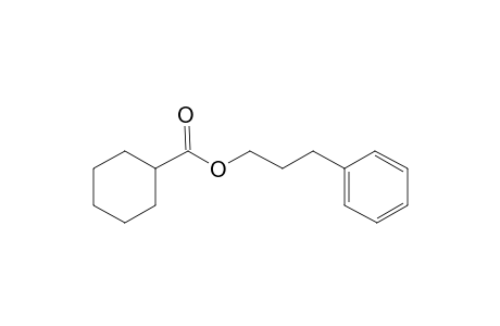 Cyclohexanecarboxylic acid, 3-phenylpropyl ester