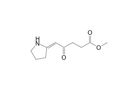 4-Oxopentanoic acid, 5-(2-pyrrolidinylidene)-, methyl ester