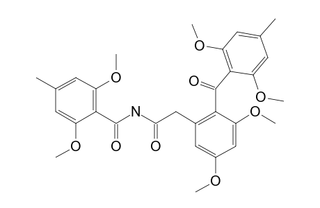 2,6-dimethoxy-N-{[3,5-dimethoxy-2-(2,6-dimethoxy-p-toluoyl)phenyl]acetyl}-p-toluamide