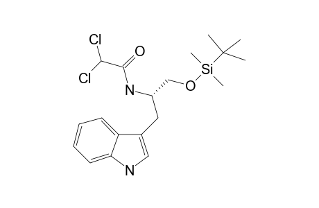 .alpha.-(Tert-butyldimethylsiloxymethyl)-N-(dichloroacetyl)tryptophamine