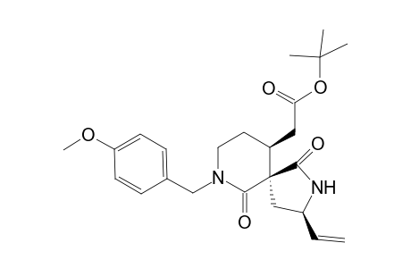 [(3R,5S,10S)-7-(4-Methoxy-benzyl)-1,6-dioxo-3-vinyl-2,7-diaza-spiro[4.5]dec-10-yl]-acetic acid tert-butyl ester