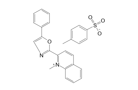 1-methyl-2-(5-phenyl-2-oxazolyl)quinolium p-toluenesulfonate