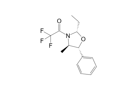 (2S,4R,5R)-2-Ethyl-4-methyl-5-phenyl-3-(trifluoroacetyl)oxazolidine