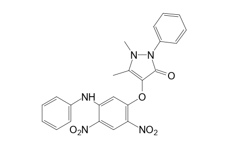 4-(5-anilino-2,4-dinitrophenoxy)antipyrine