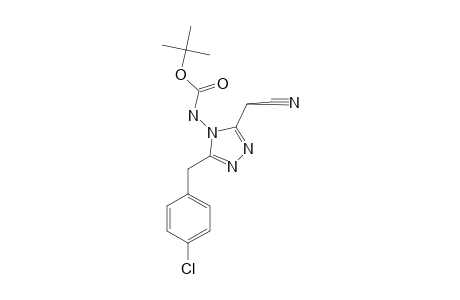 3-PARA-CHLOROBENZYL-4-TERT.-BUTOXYCARBONYLAMINO-5-CYANOMETHYL-4H-1,2,4-TRIAZOLE