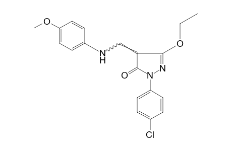 4-[(p-ANISIDINO)METHYLENE]-1-(p-CHLOROPHENYL)-3-ETHOXY-2-PYRAZOLIN-5-ONE