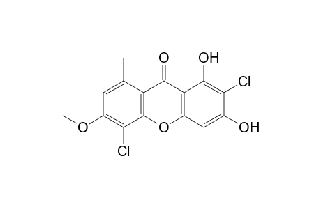 2,5-Dichloro-1,3-dihydroxy-6-methoxy-8-methyl-9H-xanthen-9-one