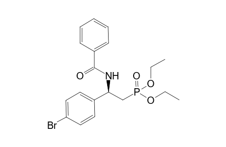 (R)-Diethyl 2-benzamido-2-(4-bromophenyl)ethylphosphonate