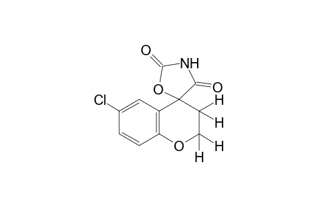 (-)-6-chlorospiro[chroman-4,5'-oxazolidine]-2',4'-dione