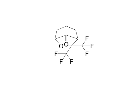 5-METHYL-7,7-BIS(TRIFLUOROMETHYL)-6-OXABICYCLO[3.2.1]OCTAN-8-ONE