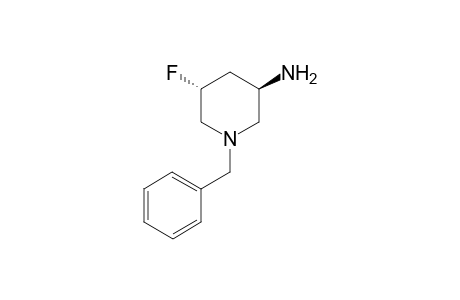 (3R,5R)-1-Benzyl-5-fluoropiperidin-3-amine