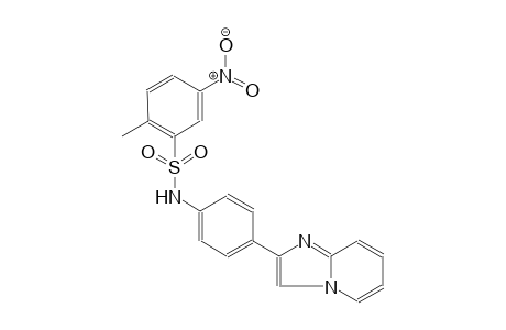 benzenesulfonamide, N-(4-imidazo[1,2-a]pyridin-2-ylphenyl)-2-methyl-5-nitro-