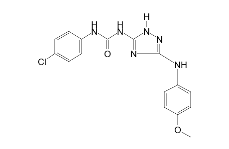 1-[3-(p-anisidino)-1H-1,2,4-triazol-5-yl]-3-(p-chlorophenyl)urea