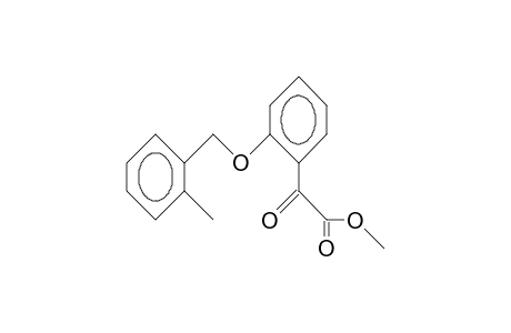 Benzeneacetic acid, 2-[(2-methylphenyl)methoxy]-.alpha.-oxo-, methylester