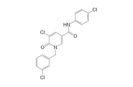1-(m-CHLOROBENZYL)-4',5-DICHLORO-1,6-DIHYDRO-6-OXONICOTINANILIDE