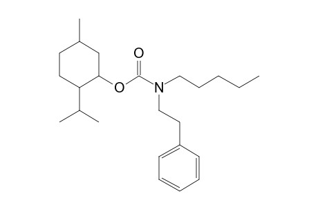 Carbonic acid, monoamide, N-(2-phenylethyl)-N-pentyl-, menthyl ester