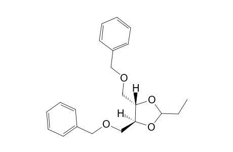 (4S,5S)-4,5-bis(Benzyloxymethyl)-2-ethyl-1,3-dioxolane