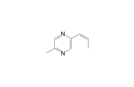 2-Methyl-5-[(1Z)-1-propenyl]pyrazine