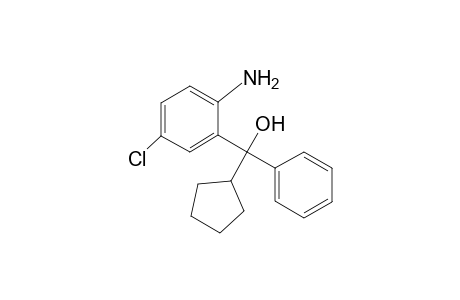 Benzenemethanol, 2-amino-5-chloro-.alpha.-cyclopentyl-.alpha.-phenyl-