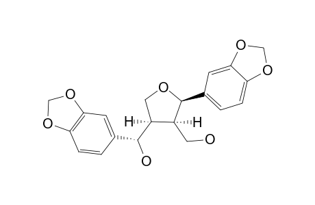 (2R*,3R*,4R*)-2-[(3,4-Methylenedioxy)phenyl]-3-hydroxymethyl-4-[-(S)-[(3,4-methylenedioxy)phenyl]hydroxy]methyltetrahydrofuran